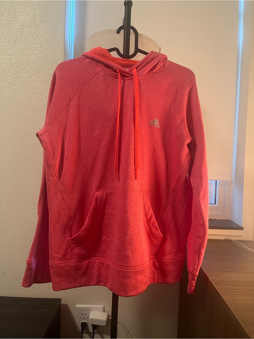 Adidas Ultimate Climawarm Pullover Hoodie - Coral/Orange